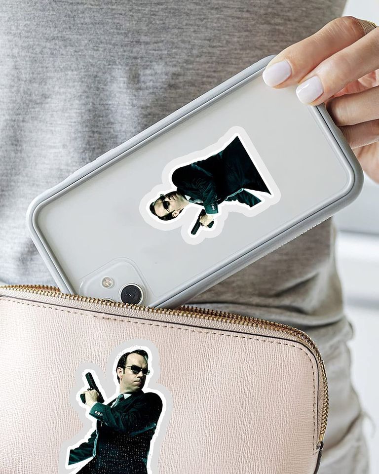 The Matrix Agent Smith Sticker 3"
