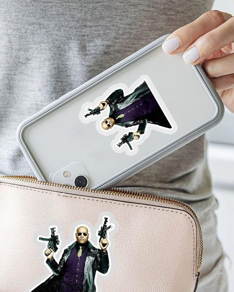 The Matrix Morpheus Sticker 2"
