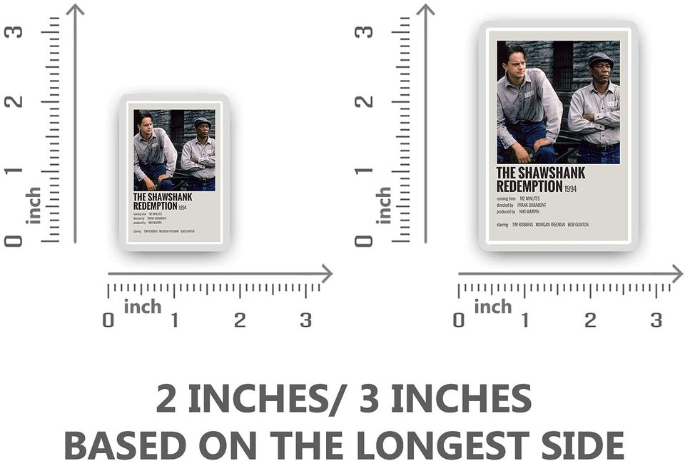 The Shawshank Redemption Movie Posters Sticker 3"