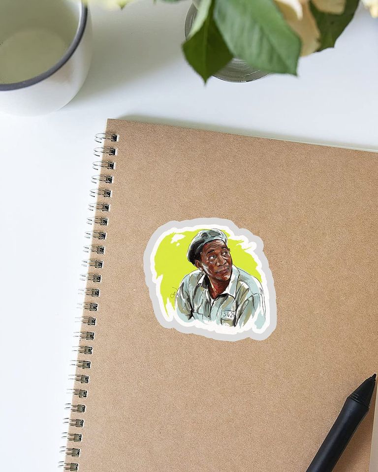 The Shawshank Redemption Free Man Sticker 2"