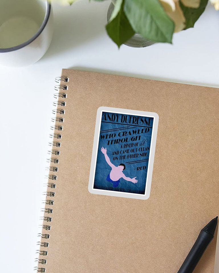 The Shawshank Redemption Andy Dufresne Sticker 2"