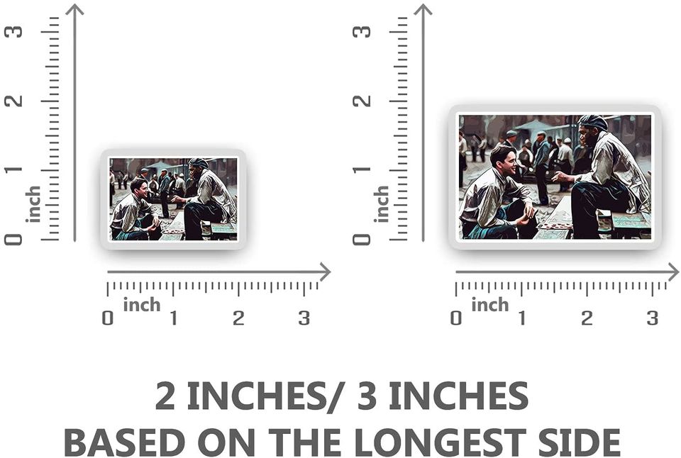 The Shawshank Redemption Andy Dufresne and Red Sticker 3"