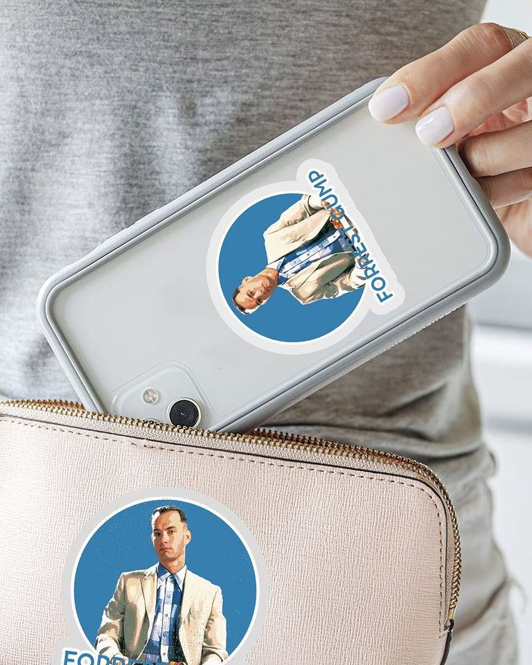 Forrest Gump Digital Art Sticker 3"