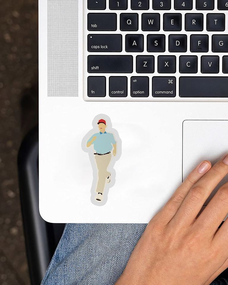 Forrest Gump Running  Sticker 2"