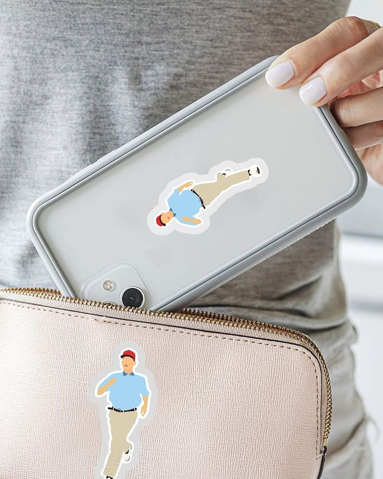 Forrest Gump Running  Sticker 2"