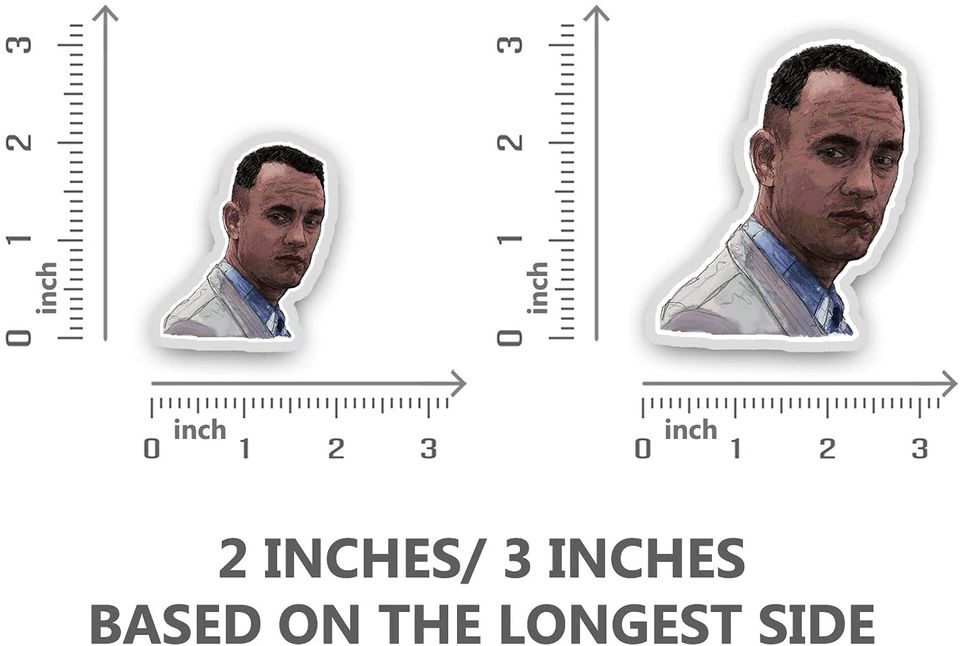 Forrest Gump  Sticker 3"