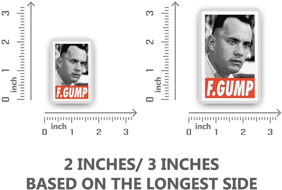 Forrest Gump  Sticker 3"