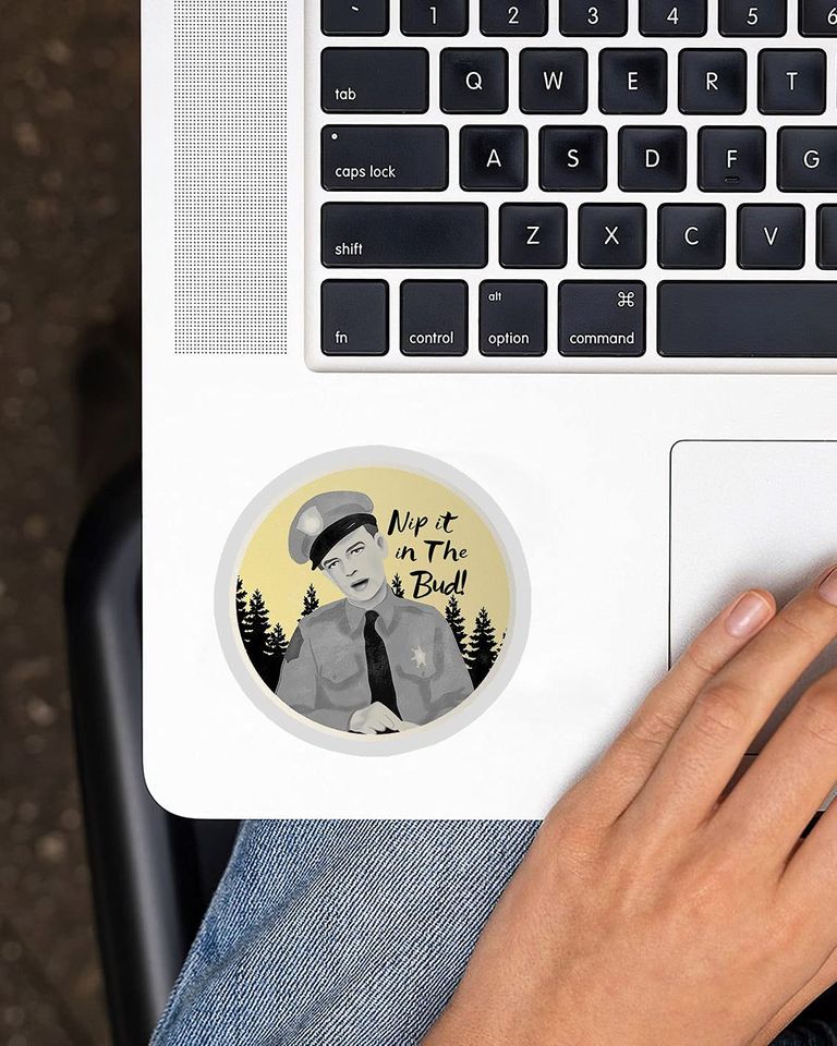 Griffith Show Don Knotts As Barney Fife Sticker 3"