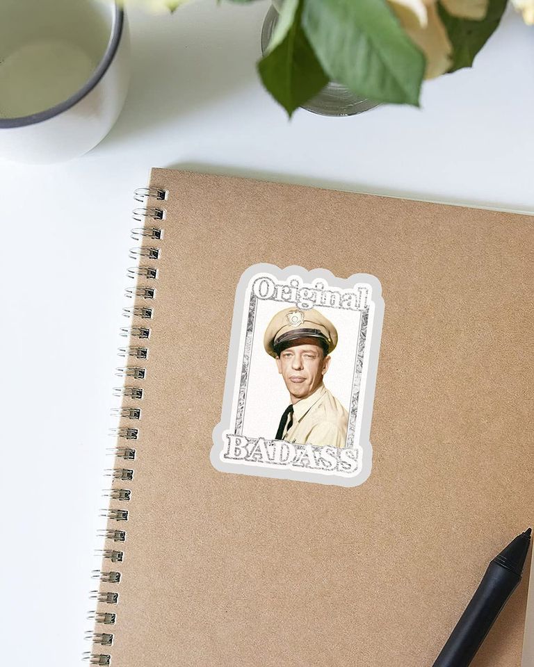 Griffith Show Barney Fife Original Badass Sticker 2"