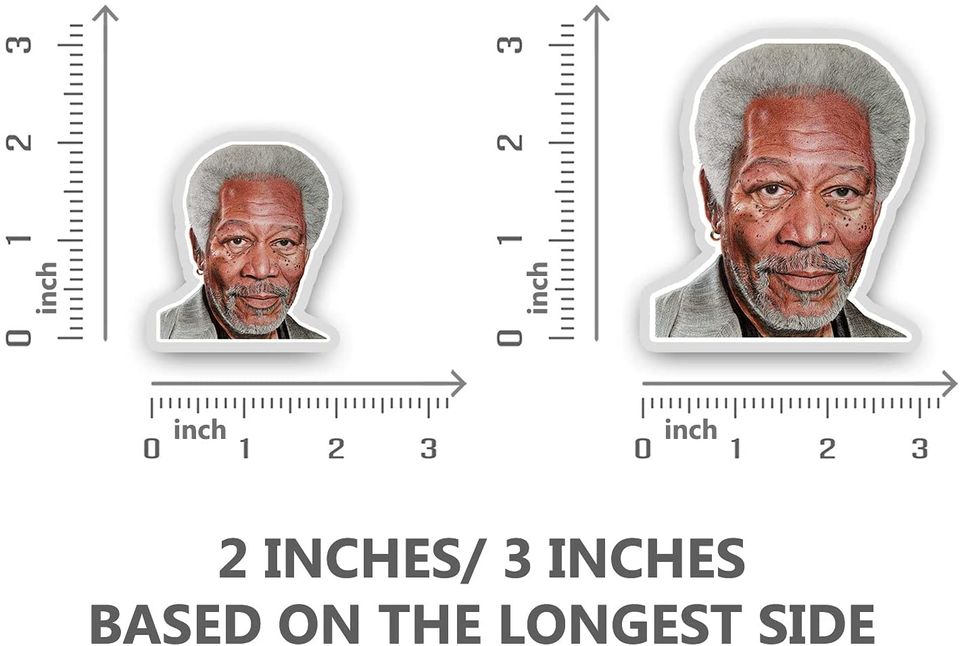 The Shawshank Redemption Drawing by Morgan Freeman Sticker 3