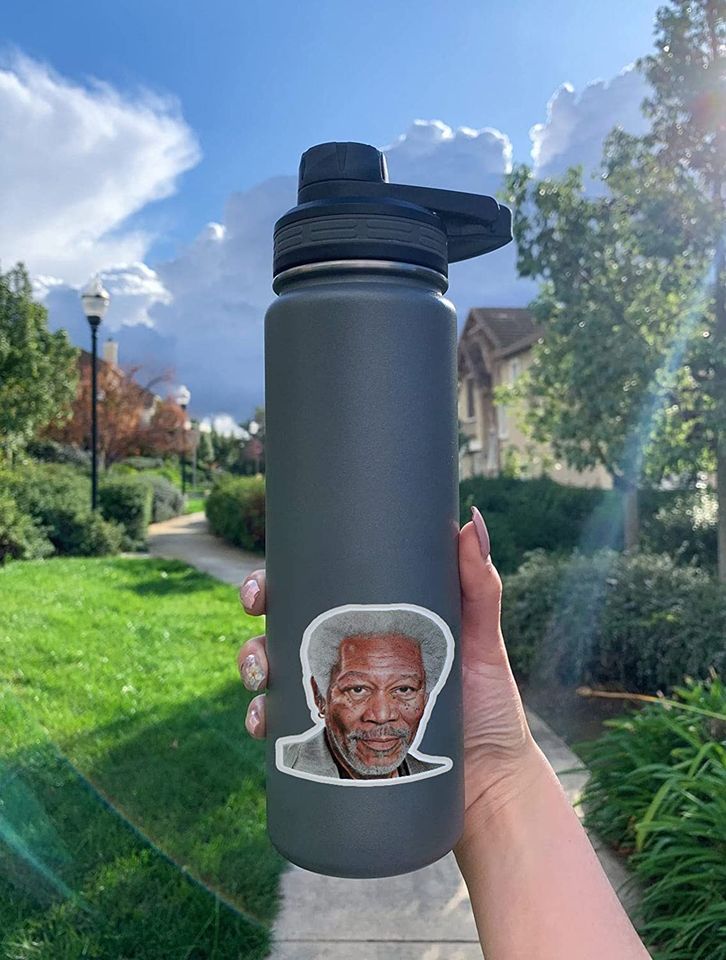 The Shawshank Redemption Drawing by Morgan Freeman Sticker 3