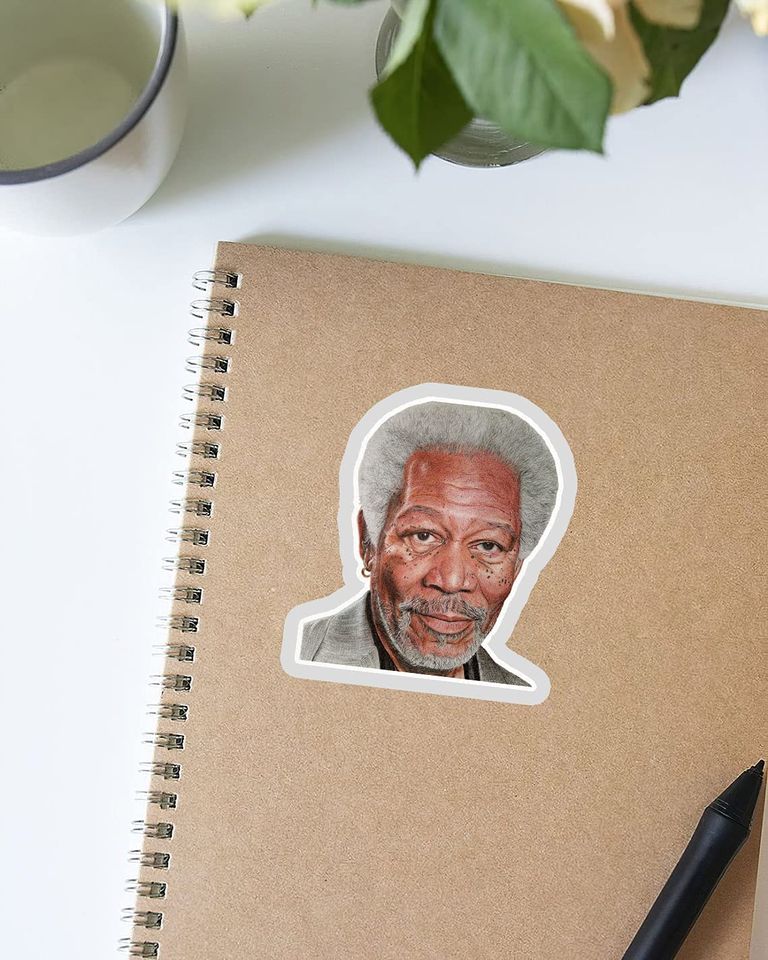 The Shawshank Redemption Drawing by Morgan Freeman Sticker 3
