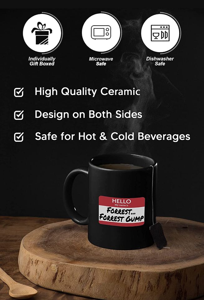 Forrest Gump L Hello My Name Is Forrest Mug 11oz