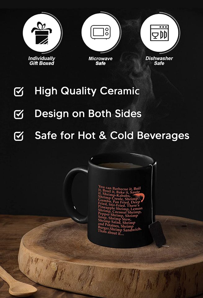 Forrest Gump L Forrest Gump Shrimp Quote Mug 11oz