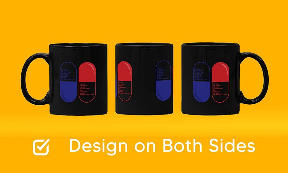 The Matrix Red Pill Or Blue Pill Mug 11oz