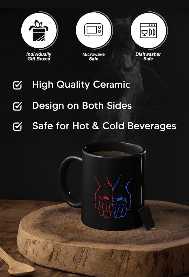 The Matrix Red Pill Or Blue Pill Mug 11oz