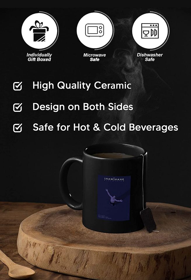 The Shawshank Redemption Andy Dufresne Movie Posters Mug 11oz