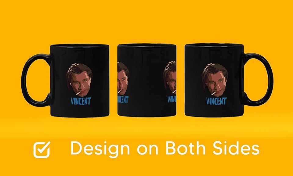 Pulp Fiction Vincent Vega Smoking Mug 11oz