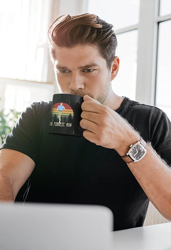 Forrest Gump Run, Forrest, Run Circle Mug 11oz