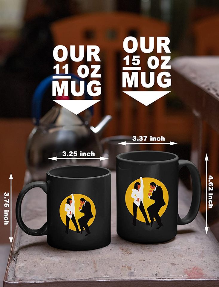 Pulp Fiction Vincent And Mia Dance Mug 11oz