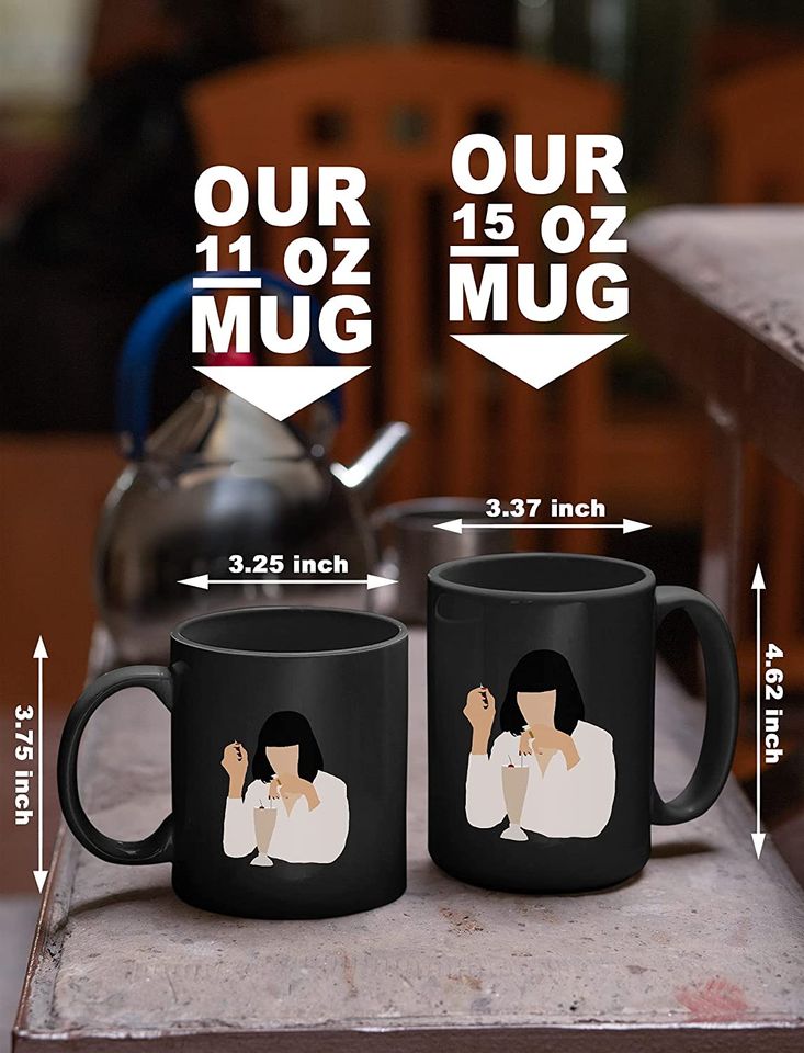 Pulp Fiction Mia Wallace Milkshake Mug 11oz