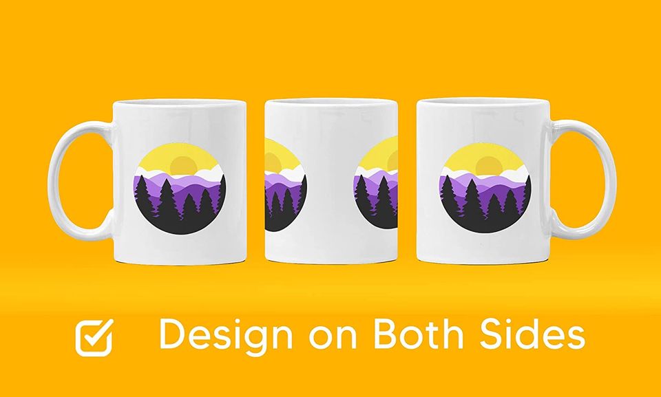 Subtle Nonbinary Flag Pride Mug 11oz