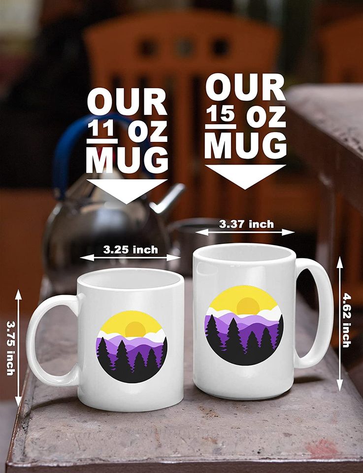 Subtle Nonbinary Flag Pride Mug 11oz