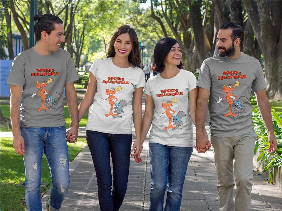 Rocky and Bullwinkle Cartoon Shirt