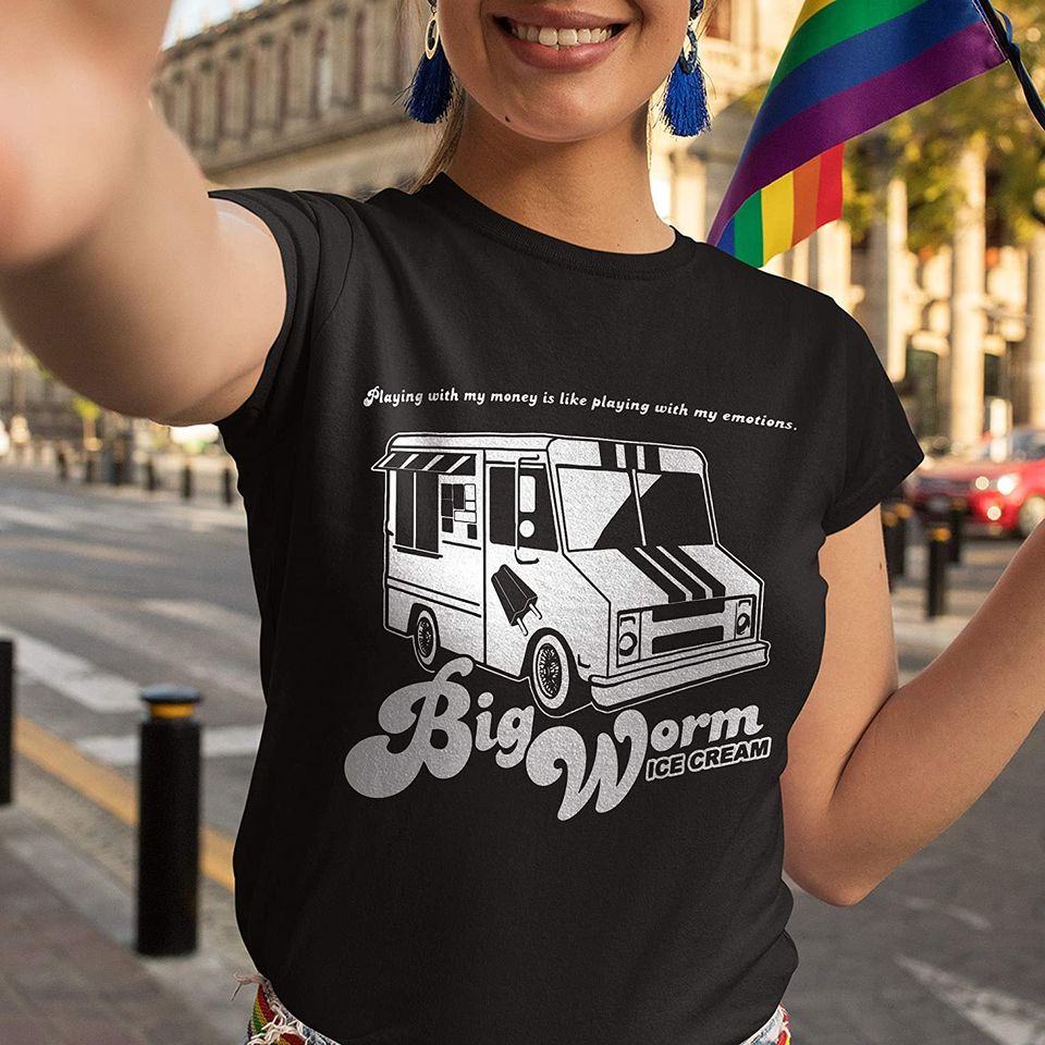 Friday Movie Big Worm Ice Cream T-Shirt