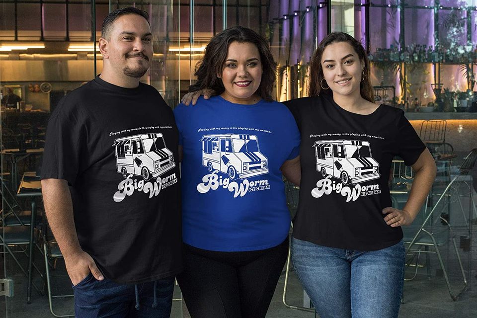 Friday Movie Big Worm Ice Cream T-Shirt