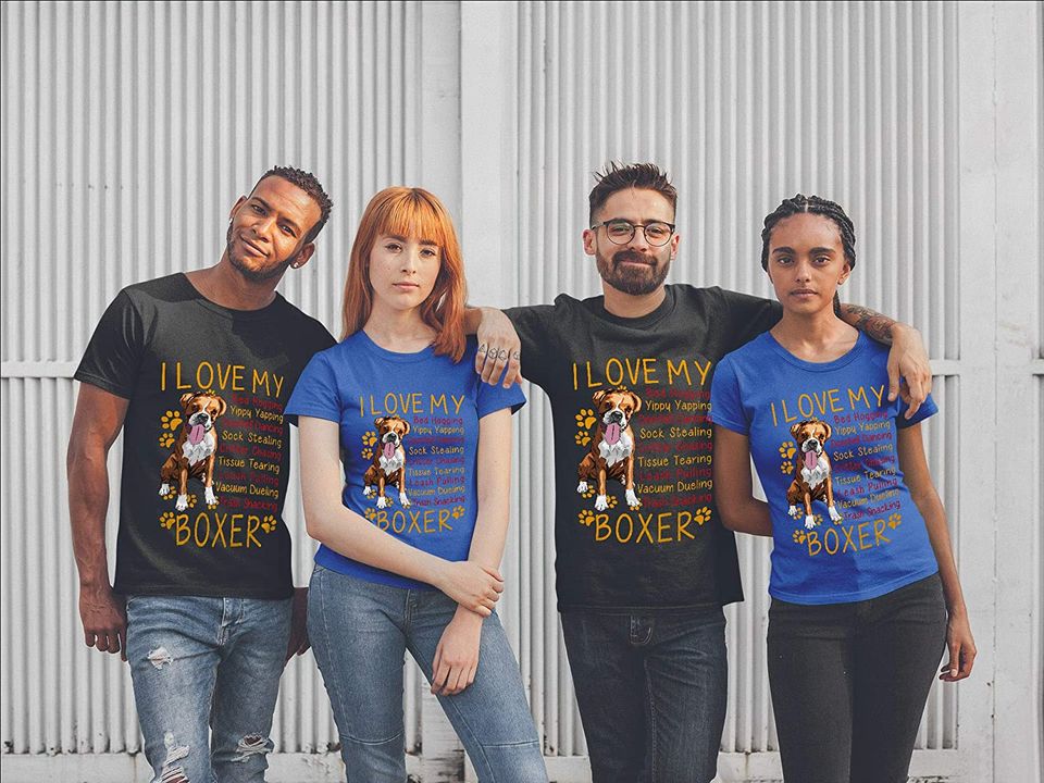 I Love My Boxer T-Shirt