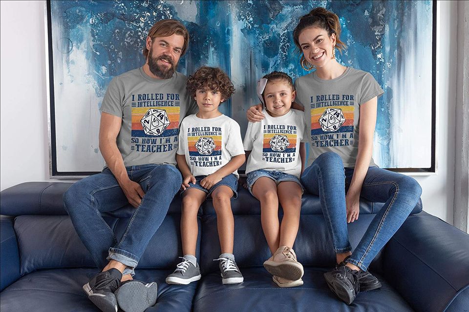 I Rolled for Intelligence So Now Im A Teacher Shirt