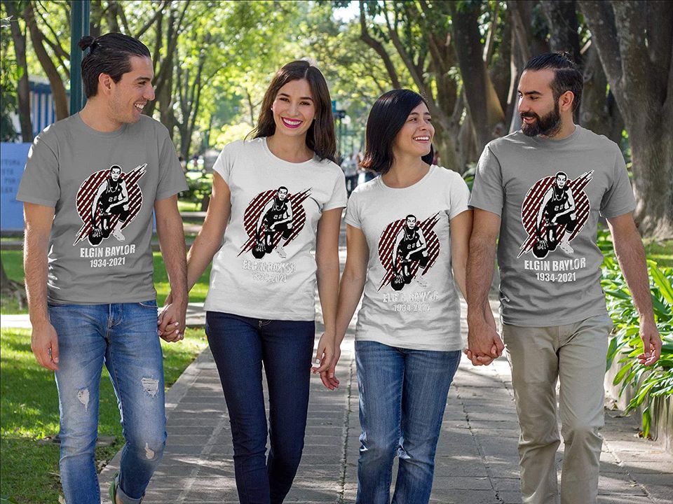 Elgin Baylor Shirt Rip Elgin Baylor 1934-2021 Shirt