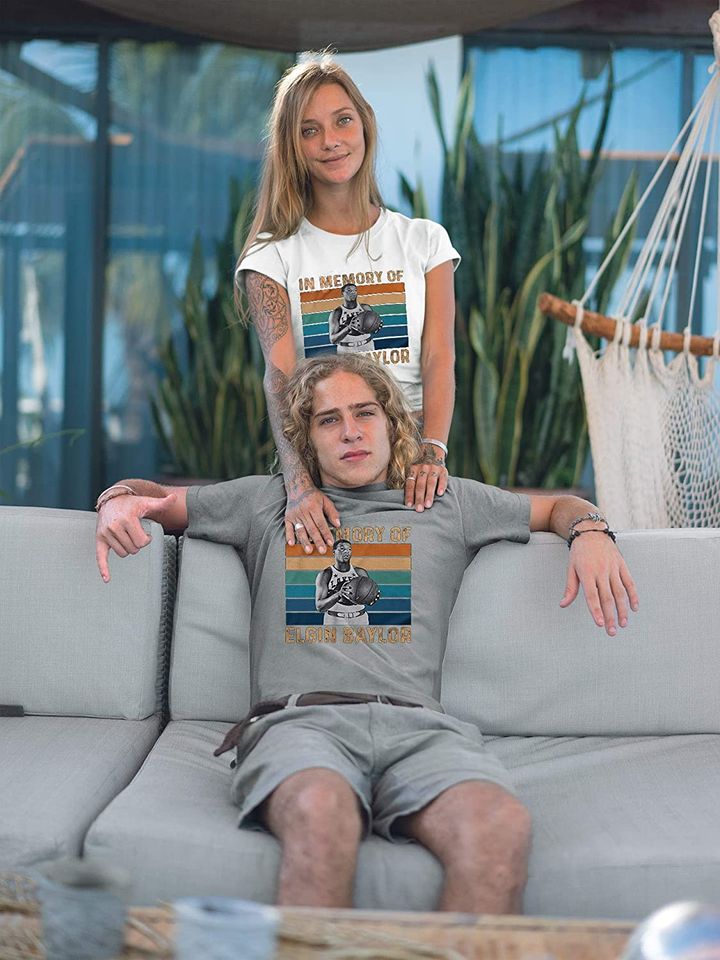 in Memory of Elgin Baylor Vintage Shirt RIP Elgin Baylor Shirt