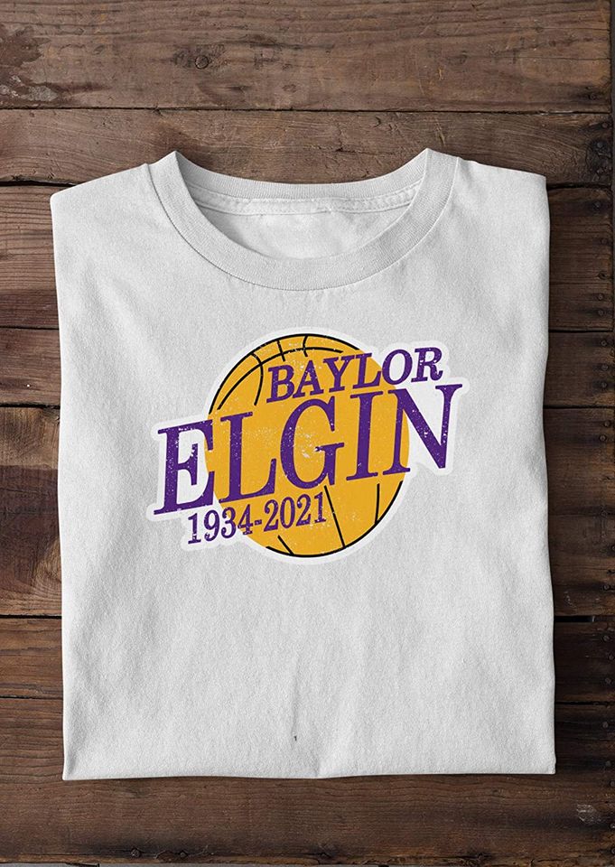 in Memory of Elgin Baylor 1934-2021, RIP Elgin Shirt