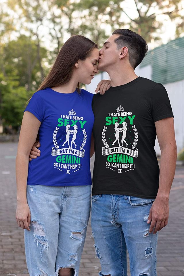 Gemini Horoscope Hate Being Sexy But I'm A Gemini So I Can't Help It T-Shirt