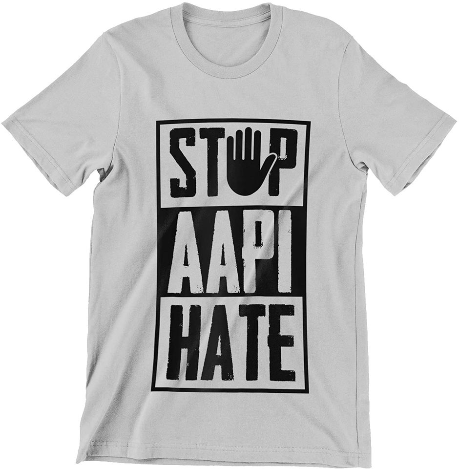 Stop AAPI Hate Stop Hand Sign Asian American Pride Shirt