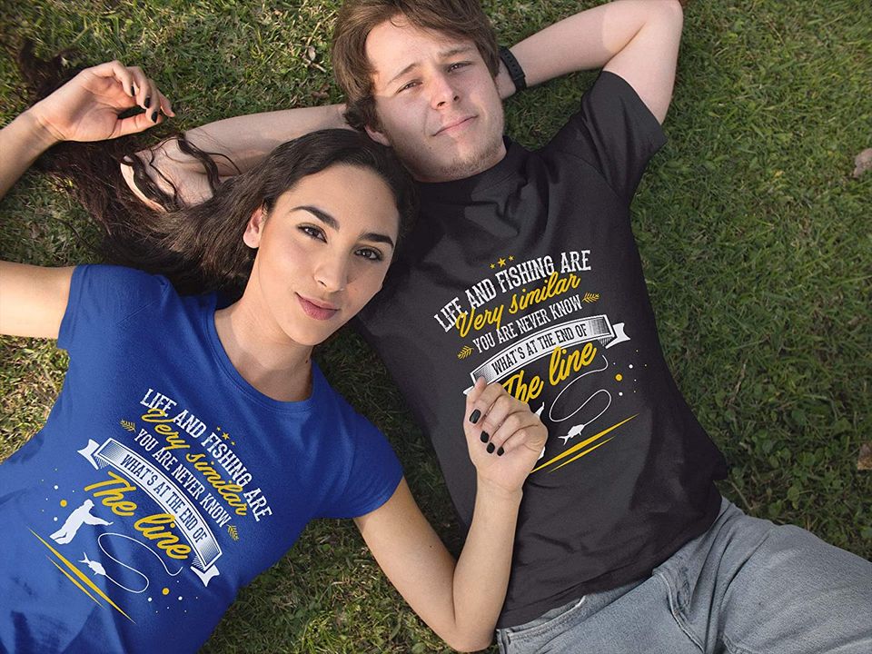 Fishing Quotes Life and Fishing are Similar Shirts