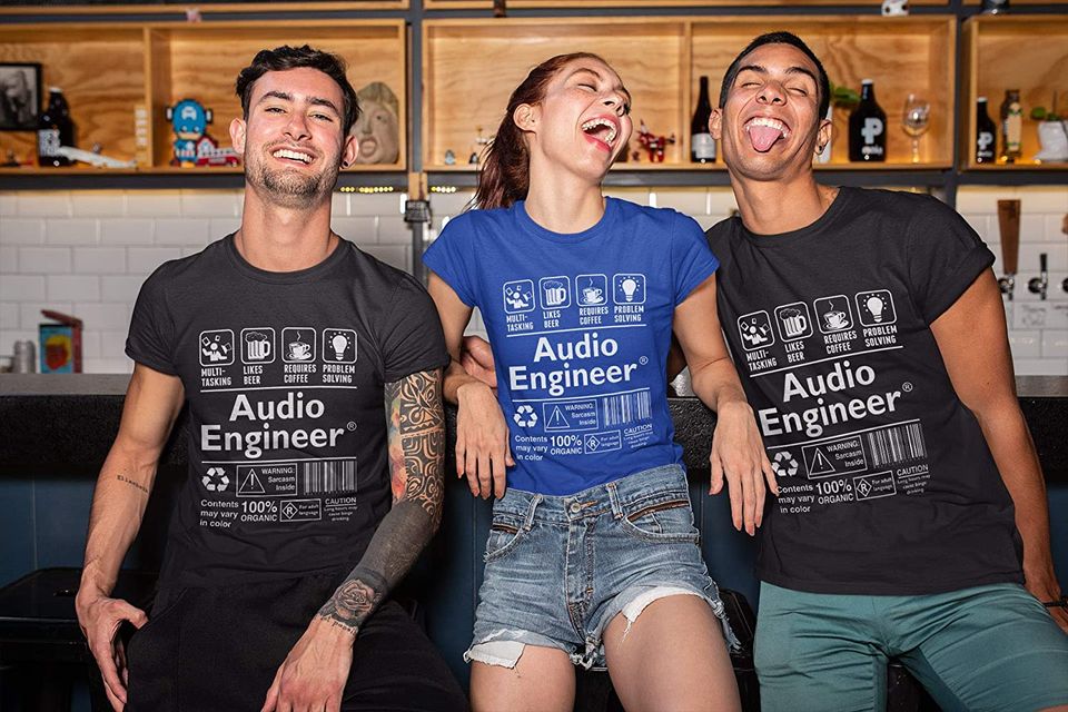 Audio Engineer Multitasking Problem Solving Shirt