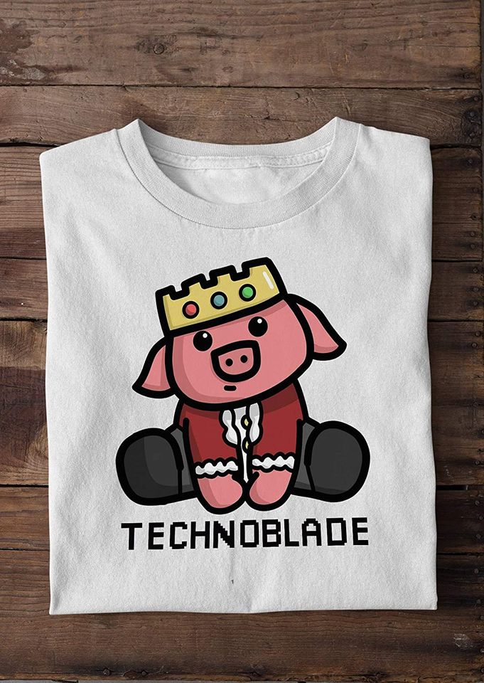 Technoblade Cute King Pig Shirt