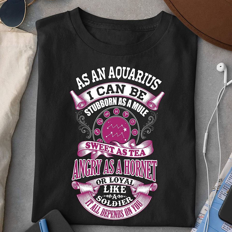 Aquarius It All Depends On You Shirt