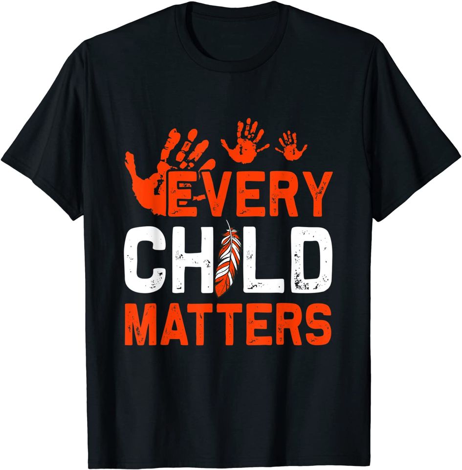 Men's T Shirt Every Child Matters Indigenous People Orange Day