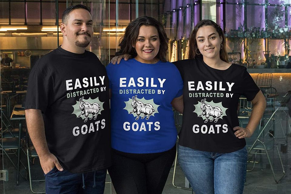 Animal Goats Easily Distracted by Goats Shirt
