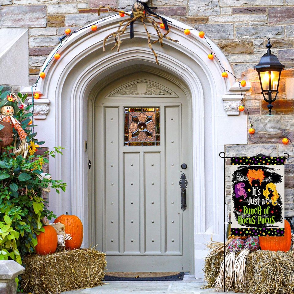 Hocus Pocus Garden Flag Witch Yard Flag