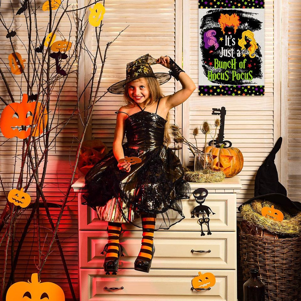 Hocus Pocus Garden Flag Witch Yard Flag