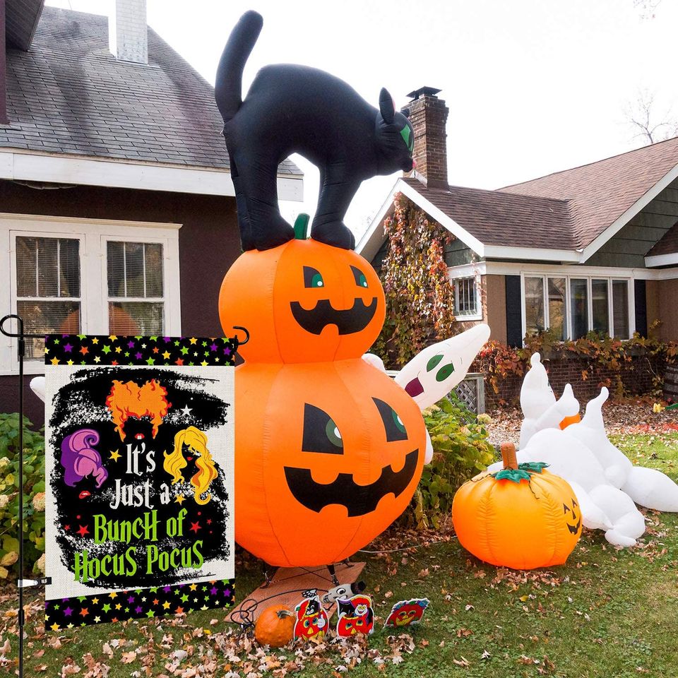 Hocus Pocus Garden Flag Witch Yard Flag