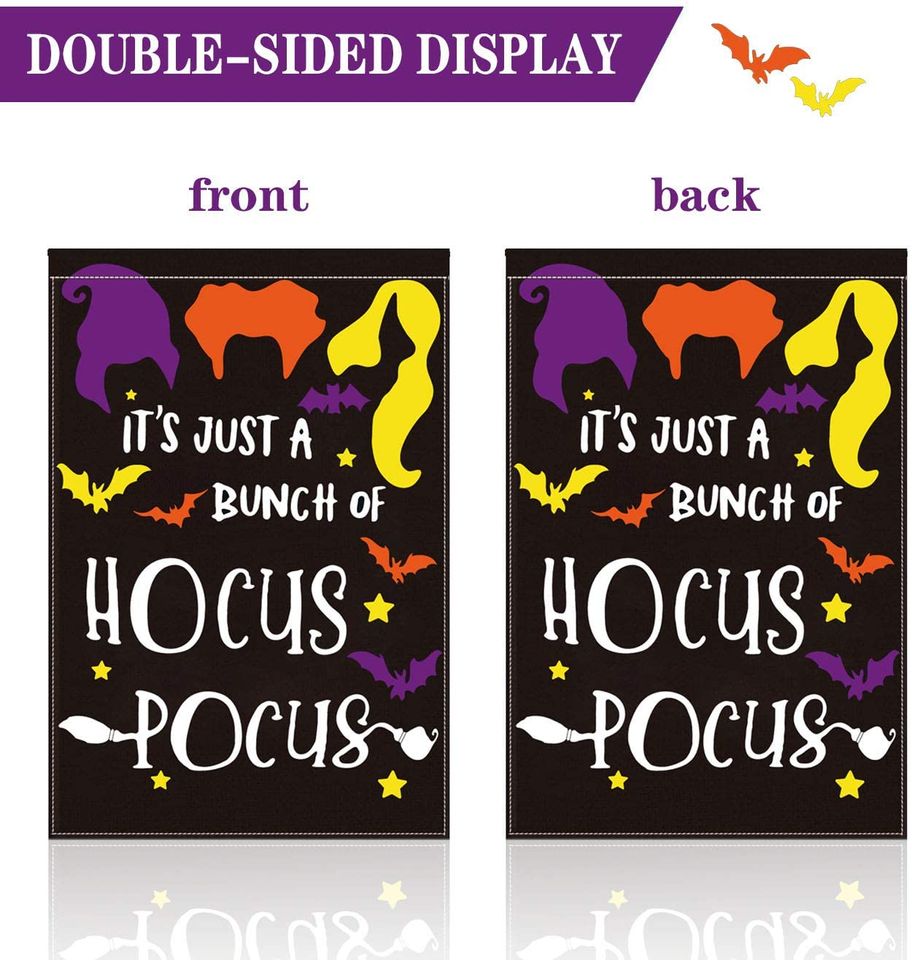 Hocus Pocus Garden Flag