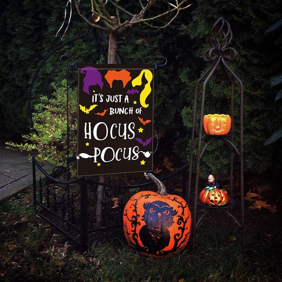 Hocus Pocus Garden Flag