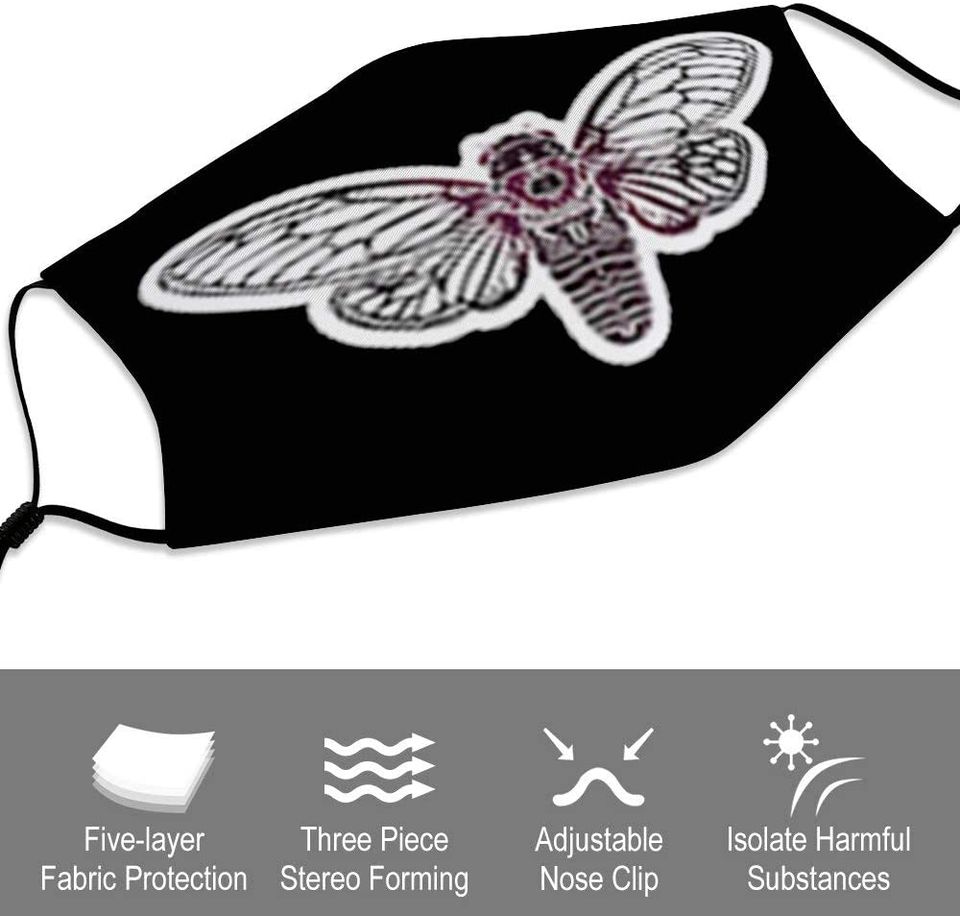 Cicada Song Art Print Face Mask