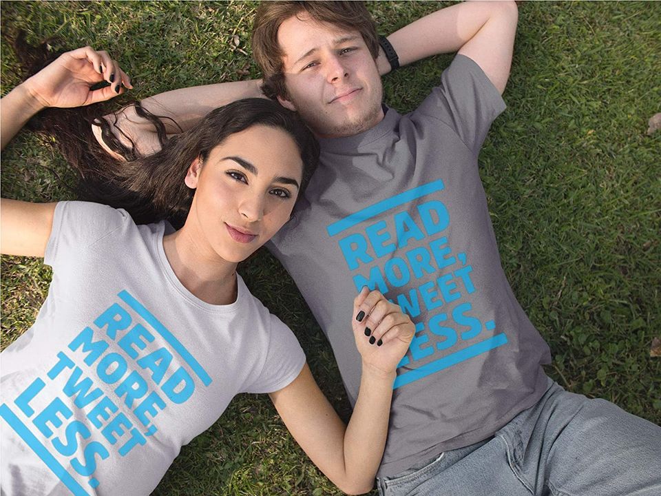 Read More, Tweet Less Politics Shirt